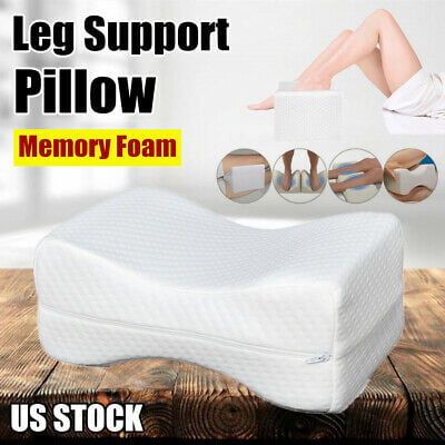 Memory Foam Contour Leg Pillow Back Bed Hips Knee Support Maternity Orthopedic 