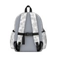 thumbnail image 3 of Sunflower White Pattern Cute School Backpack with Padded Back and Adjustable Shoulder Straps 13.4"x11"x4.7", 3 of 5