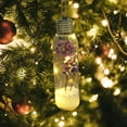 thumbnail image 3 of Christmas Tree Lights Hanging Bottle-Shaped LED Light Bulb Decor 16 cm x 4.5 cm Clear Acrylonitrile Butadiene Styrene Single Piece, 3 of 7