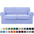 thumbnail image 1 of CHUN YI Housse de Canapé avec Housse de Coussin Séparée Extensible à Carreaux, 1 of 7