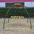 thumbnail image 2 of Jumpking JKBK-UFO Backyard 360 Degree Adjustable Height UFO Swing Set, Yellow, 2 of 6