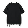 thumbnail image 4 of WAENQINLA Mens Hip Hop T-Shirts Ripped Holes Summer Short Sleeves T Shirt Solid Color Stylish Streetwear Casual Top Tees, 4 of 4