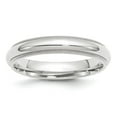 thumbnail image 1 of Solid 10k White Gold 4mm Milgrain Comfort Fit Wedding Band Ring Size 4.5, 1 of 4