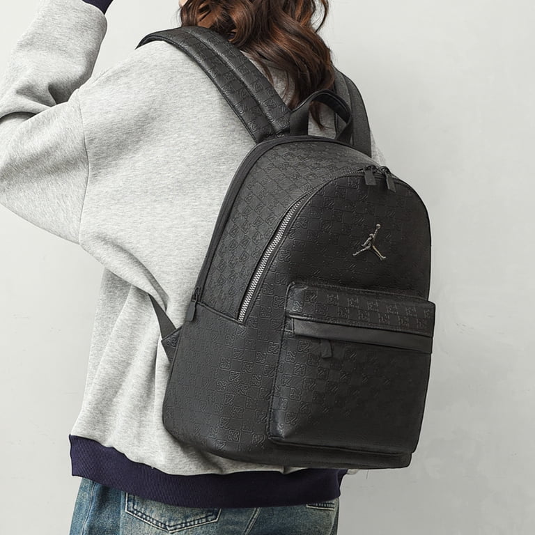 New Jordan Monogram Full-Size Backpack in Black, Adult - Walmart.com