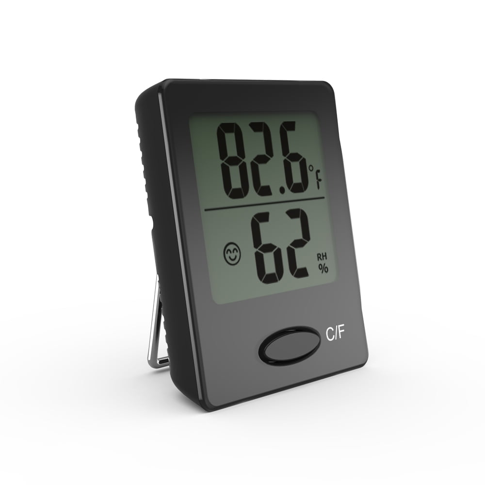 Baldr Mini Thermo-Hygrometer, Black by Baldr