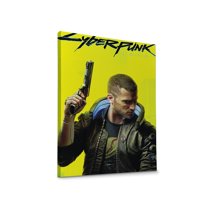 DreamController Cyberpunk Wall Canvas Posters Wall Art Décor (12"X16") I Framed Canvas Paintings For Bedroom, Livingroom, & Office | Made In Usa | Fast Delivery | Hd Print