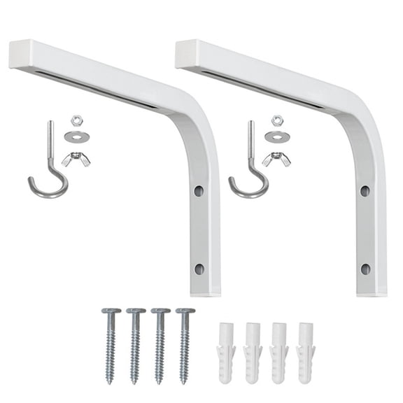 COOLHOOD Adjustable Projector Screen Ceiling Mount L Brackets, Projector Holder for Home Theaters Cinemas Screen