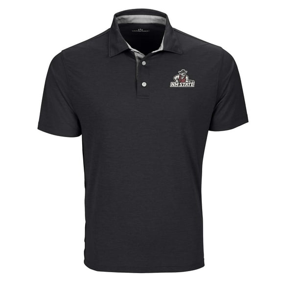 Men's Black New Mexico State Aggies Vansport Pro Signature Polo