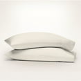 thumbnail image 4 of 100% Organic Cotton King Percale Pillowcase, Ultra Light, Breathable, Cool, & Crisp 2-Piece Set Fresh Ivory by Purity Home, 4 of 9