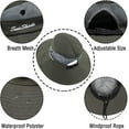 thumbnail image 5 of Womens Summer Sun Hat Beach Hats Wide Brim Outdoor UV Protection Hat Foldable Ponytail Bucket Cap, 5 of 7
