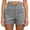 Gray, variant on Women's Slim-Fit Tailored Work Shorts Casual Office Shorts with Pockets Summer Dressy Shorts for Business Casual