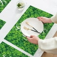 thumbnail image 5 of St. Patricks's Day Placemat Irish Plaid English Decorative Table Runner Insulated Tablecloth, 5 of 5