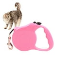 thumbnail image 3 of 3 Meters Dog Leash Automatic Retractable Dogs Walking Lead Leash Pet Dogs Cat Lead Extending Traction Rope (Pink), 3 of 8