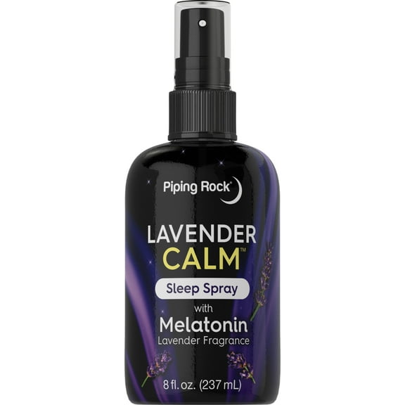 Melatonin Sleep Spray 8 fl oz | with Melatonin & Lavender | for Men and Women | by Piping Rock