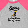 thumbnail image 4 of Inktastic Diving Future Scuba Diver Like Daddy Boys Baby Bodysuit, 4 of 5