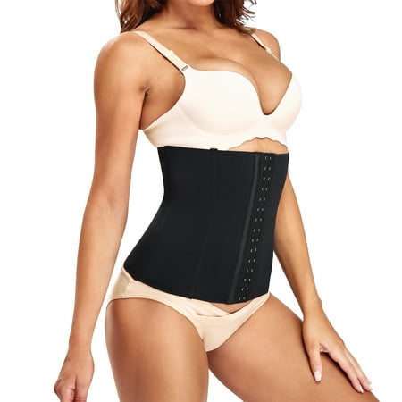 

Eleady Waist Trainer Abdominal Wrap C-section Postnatal Girdle Maternity Belly Band Postpartum Recovery Belt (Black Small)