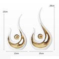 thumbnail image 4 of Abstract Art Ceramic Sculpture Home Decor Ornament Statue for Table Office, 4 of 8