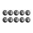 thumbnail image 1 of 5/10pc 14mm Aluminum Car Remote Key Sticker Emblem Auto Accessories For Mugen Civic City Fit VTEC RR Vezel CR-V Dohc Pilot 10PCS, 1 of 6