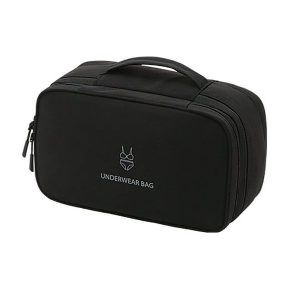 WWG Underwear Storage Bag, Travel Storage Bags for Moving, Large Capacity Waterproof Nylon Organizer for Socks, Portable Packing Bags for Clothes, with Zipper, for Travel Essential Closet Organizer