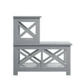 thumbnail image 4 of Convenience Concepts Oxford 2 Step Chairside End Table, Gray, 4 of 6