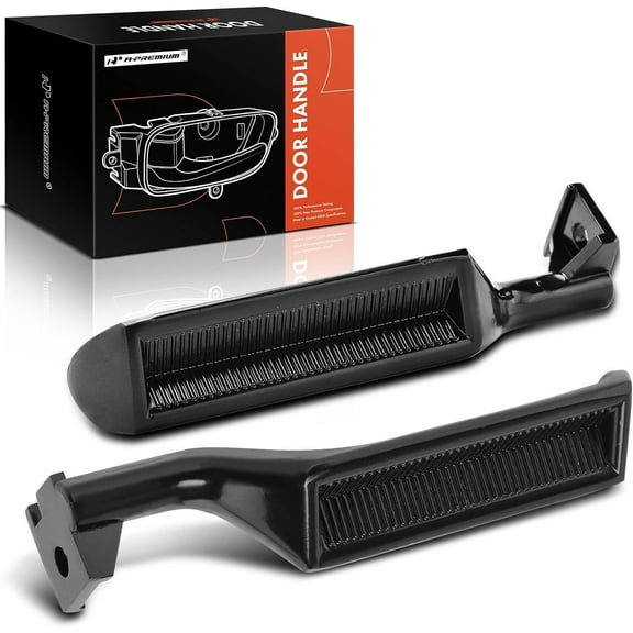 A-Premium - Interior Door Handles All Metal Pair Front Rear Driver & Passenger Side - Compatible with 1987-1997 Ford F150 F250 F350 Bronco F53 F59 F800 - Replace# E7TZ-1522600-A, E7TZ-1522601-A