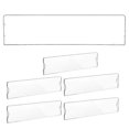 thumbnail image 1 of 6Pcs Acrylic Wall Name Plate Holder Adhesive Door Name Plate Holder Clear Sign Holder Frame for Office, 1 of 2