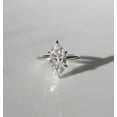 thumbnail image 3 of Cora Jewellery 2.5CT Marquise Moissanite Solitaire Engagement Ring For Women, 18K White Gold, 3 of 6