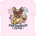 thumbnail image 4 of Inktastic Star-spangled Cutie Dog USA Boys or Girls Toddler T-Shirt, 4 of 5