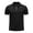 Black, variant on Gyexs Mens Cotton Polo Shirt Outdoor Shirt Lightweight Golf Shirts Casual Collared Summer Textured Knit Shirts Summer Clothes Sky Blue, Size M