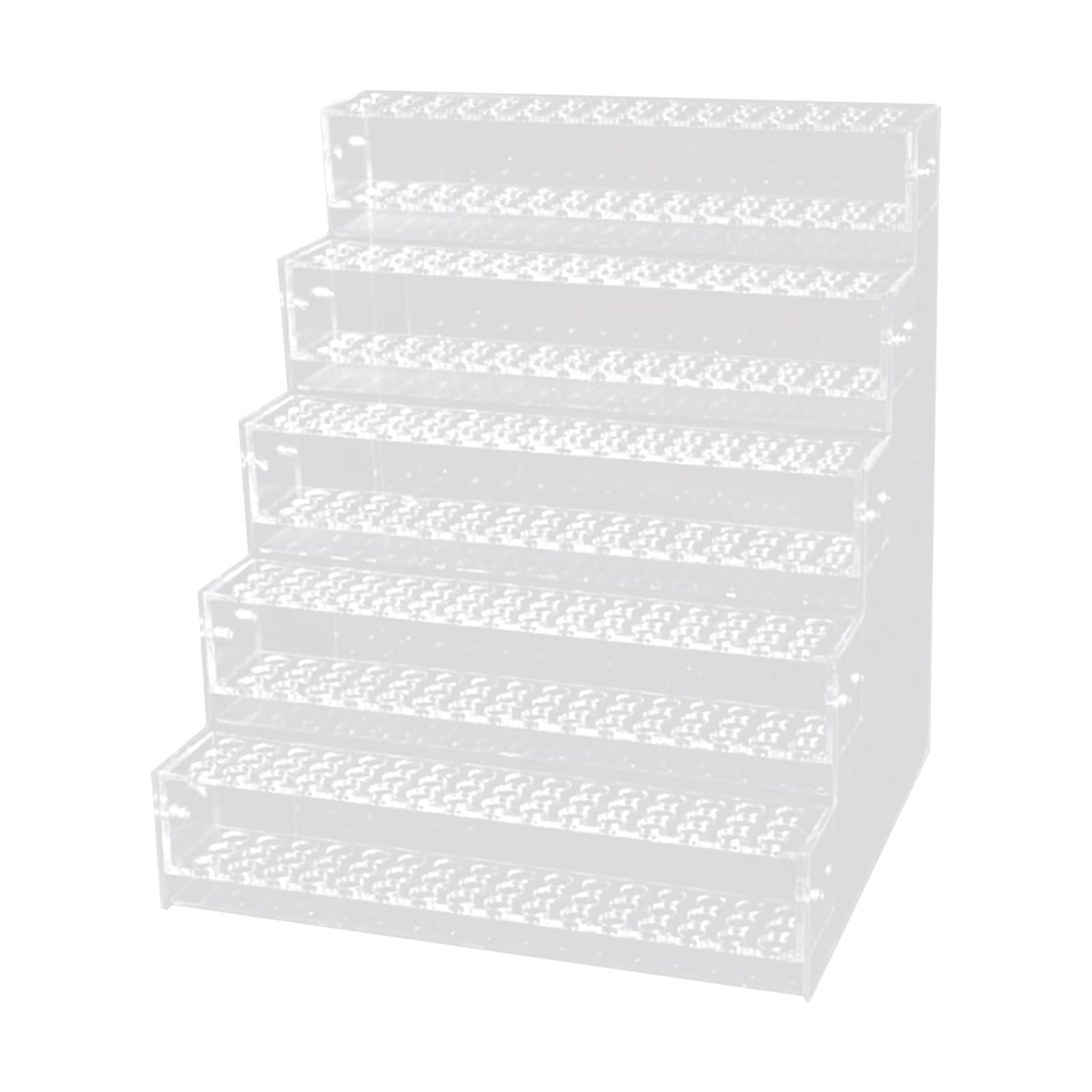 Kuntesetty Acrylic Pen Holder Marker Display Stand Simple Transparent Pen Storage Rack with 5 Layer