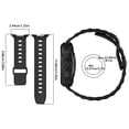 thumbnail image 3 of Premium Silicone Sports Sweat Proof Solid Color Watch Band with Convenient Adjustment and Wide Compatibility Compatible with Smartwatch, 3 of 5