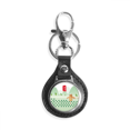 thumbnail image 1 of Equinoccio de primavera veinte cuatro termino solar Coche de metal llavero anillo de cuero llavero de regalo, 1 of 4