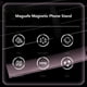 thumbnail image 5 of Soporte para teléfono de coche - soporte magnético giratorio a 1080° con diseño plegable • 8 imanes fuertes para fijación segura del teléfono • Universal para todos los teléfonos • Gris/Dorado/Plata, 5 of 6