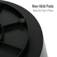 thumbnail image 6 of Mind Reader Snack Carousel, Countertop Organizer, Snack Tray, 12"L x 12"W x 4"H, Black, 6 of 7