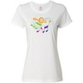 thumbnail image 3 of Inktastic Music Notes Musical Gift Women's T-Shirt, 3 of 5