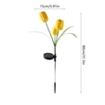 thumbnail image 3 of Solar Tulip Garden Stake Light, Waterproof Outdoor Landscape Light, Yard Lawn Patio Villa Decor Lamp, Pathway Lighting for Outdoor Garden Patio Decoration, 3 of 6