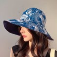 thumbnail image 5 of Visland Women Wide Brim Sun Hat UPF50+ Sunscreen Foldable Bucket Hat for Fishing, Hiking, Camping, 5 of 6