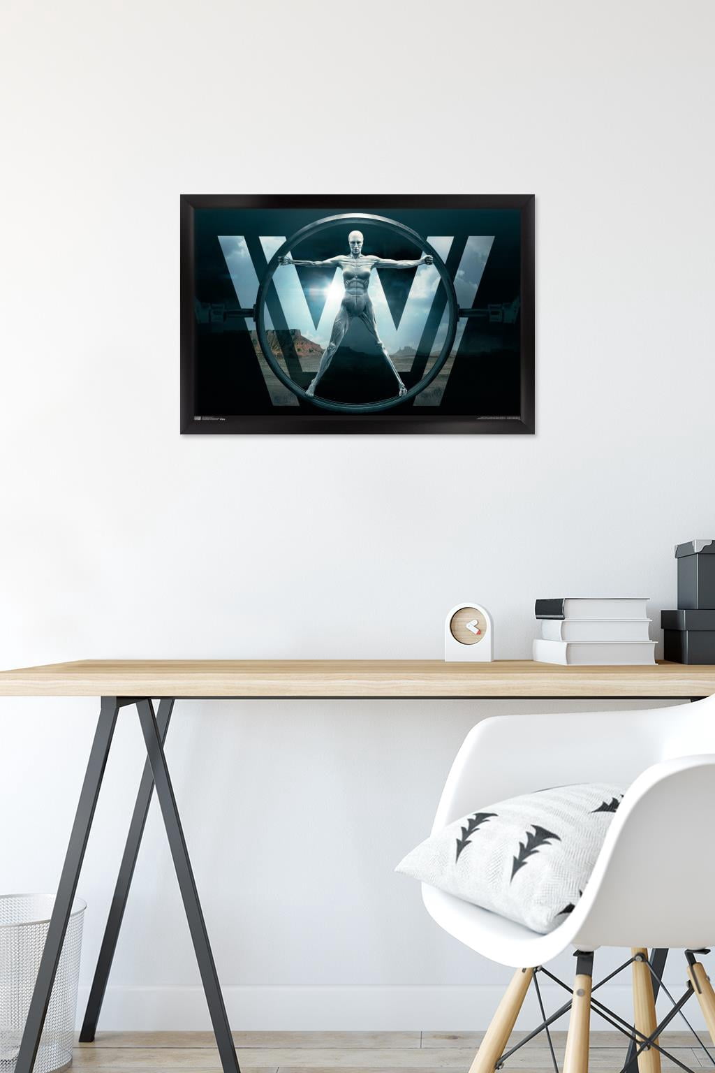 Westworld - Key Art Wall Poster, 14.725" x 22.375", Framed