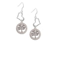 thumbnail image 2 of Delight Jewelry Stainless Steel Trust in the Lord Tree of Life - Open Heart French Earrings, 2 of 4