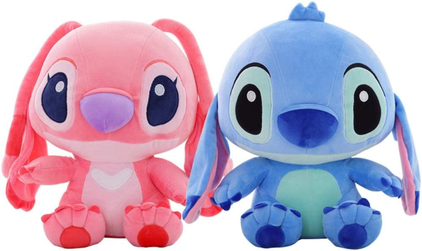  STITCH Disney Small 7-inch Plush Stuffed Animal, Angel with  Strawberry, Officially Licensed Kids Toys for Ages 2 Up by Just Play : Toys  & Games