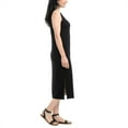 thumbnail image 2 of Hilary Radley Women's Soft Comfy Sleeveless Side Slit Midi Dress, 2 of 4