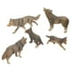 thumbnail image 5 of Conjunto de Modelos de Lobo, Plástico Activo Poses de Lobo Juguetes de Figuras de Lobo Vidas en Vidas, 5 of 7