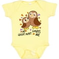 thumbnail image 3 of Inktastic My Great Aunt Loves Me Cute Owl Family Boys or Girls Baby Bodysuit, 3 of 5