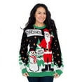 thumbnail image 1 of Ho Ho Ho It #!@%ING Chandail Joyeux pour Femmes Chandail Ugly Christmas, 1 of 3