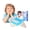 E-Light blue, variant on DEGIDEGI 2-in-1 Learning Toys Matching Letter Spelling Game, for Kids 3-8 Ages,, Educational ABC Flash Cards Toy, Light Blue