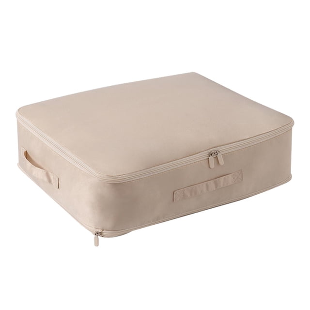 Boîte de Rangement Multifonctionnelle pour Vêtements avec Fermeture Éclair pour Couette et Garde-Robe