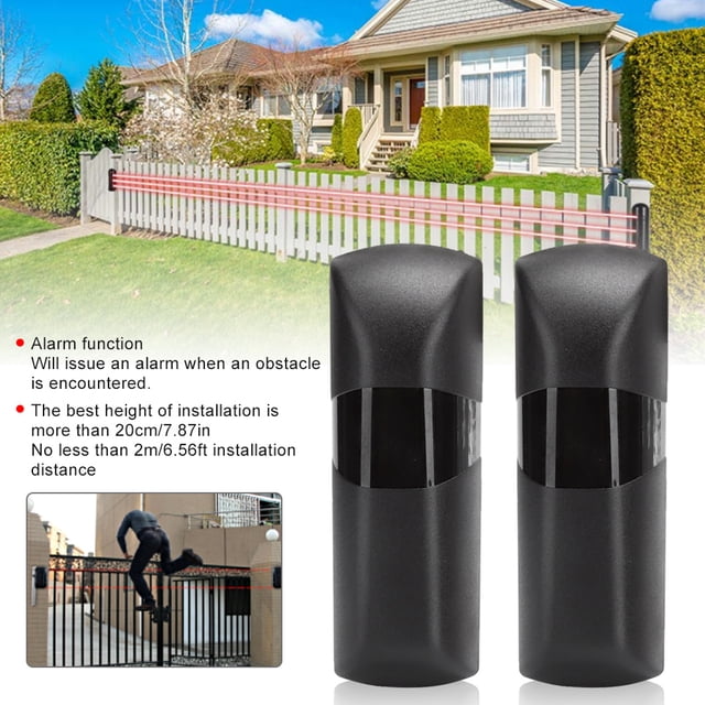 LAFGUR DC/AC 12-24V Universal 940nm Infrared Beam Detector Barrier Sensor Burglar Alarm System For Gates Automatic Villa Door,Infrared Barrier Detector,Infrared Beam Detector