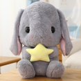 thumbnail image 2 of Cute Soft Lop Rabbit Plush Toy Pink Stuffed Plush Rabbit Doll Graduation Birthday Christmas Girl Kids Children Gift zhangmengya LED, 2 of 2
