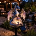 thumbnail image 5 of 2026 Dragon Solar Garden Light, Crystal Glowing Fantasy Outdoor Decor, Great Gift for Dragon Lovers and Fantasy Garden Enthusiasts, 5 of 7