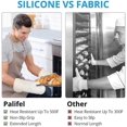 thumbnail image 3 of Silicone Oven Gloves, Extra Long Heat Resistant Silicone Oven Mitts, Non-slip, 3 of 5